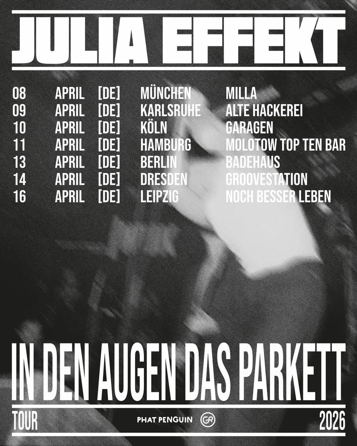 Julia Effekt Tourposter